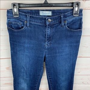 Madewell | Dark Wash Mid Rise Ankle Skinny Jeans